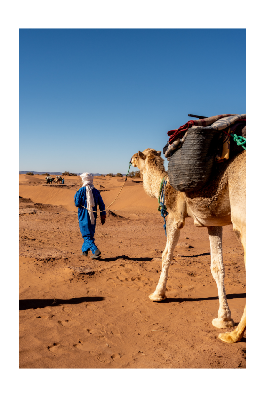 "Marche ancestrale" – Sahara, Maroc