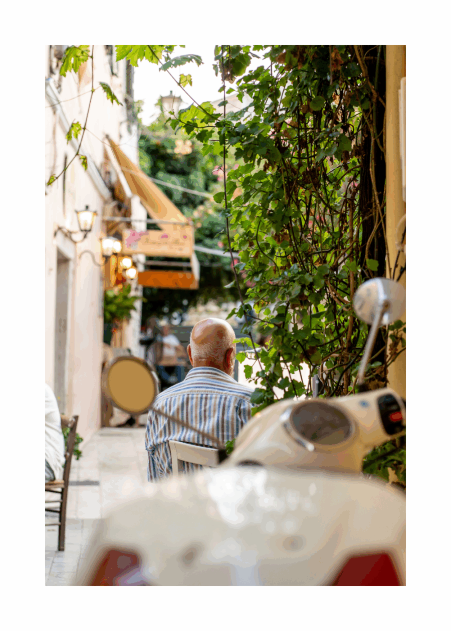 "Repos urbain" – Corfou, Grèce